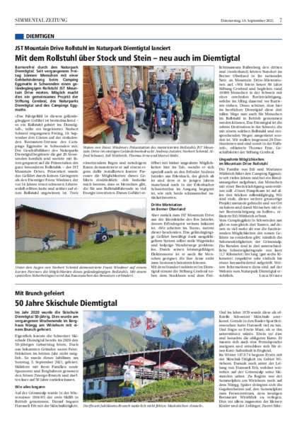 Simmental Zeitung / 16.09.2021