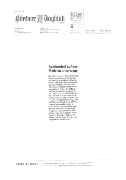 Bündner Tagblatt / 20.07.2021