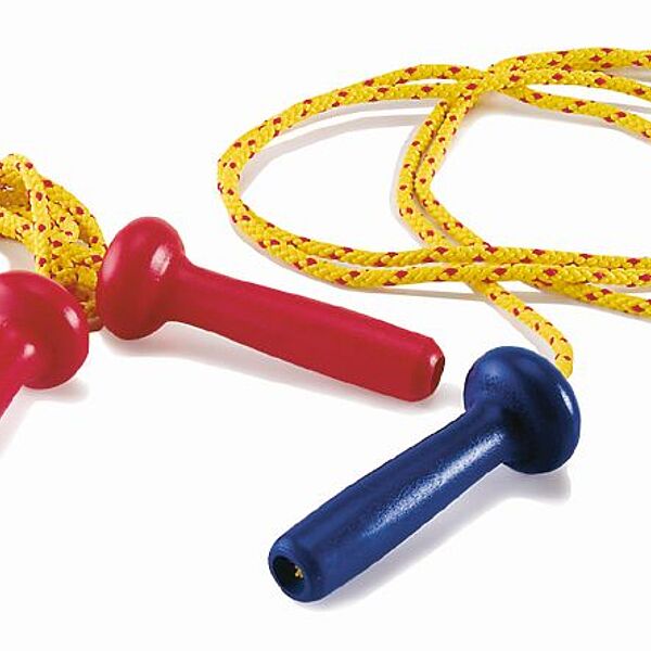 Corde à sauter rouge/jaune