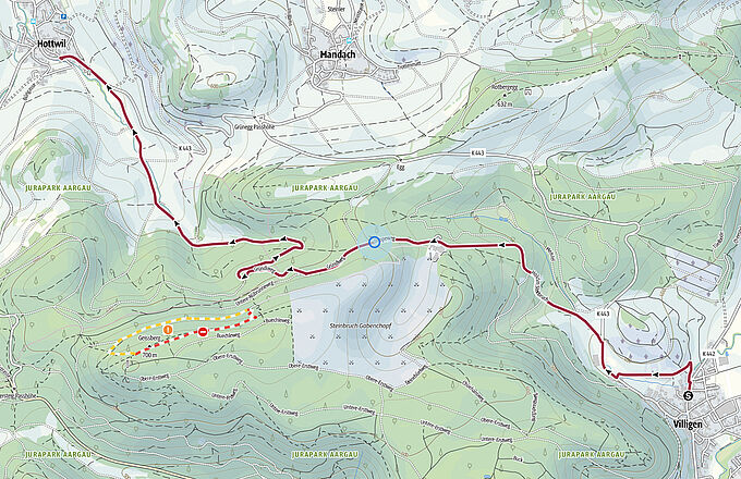 Von Villigen nach Hottwil
